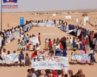 Sudanese refugees in Agadez camp
