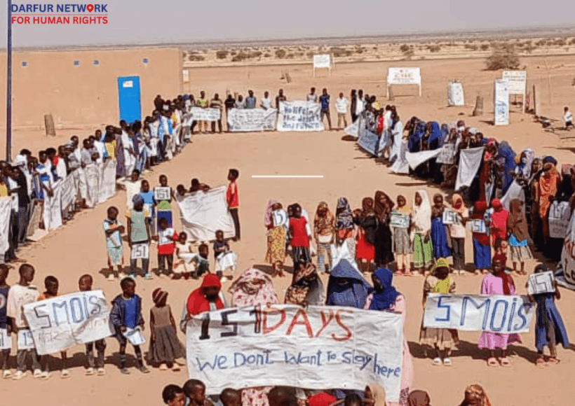Sudanese refugees in Agadez camp