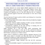 (DNHR) Welcomes UN Genocide Finding and U.S. Sanctions on RSF Commanders
